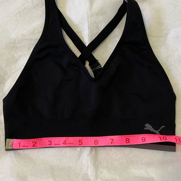 Puma 2 pack sports bras, one black, the other white.  Small - Picture 2 of 8